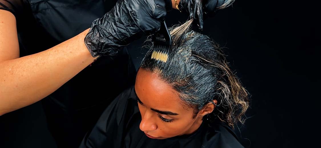 Coral Glass Hair - comb colours together to create colour melt